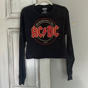Forever 21 AC DC Long Sleeve Shirt